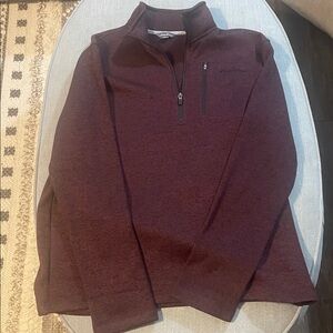 Eddie Bauer Maroon Knit Pullover